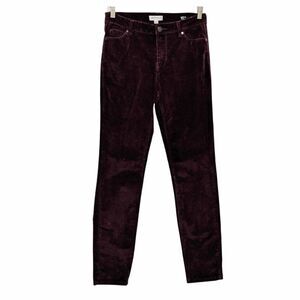 Copy - Buffalo burgundy corduroy mid rise pants velvet pants 10 x 32 A3